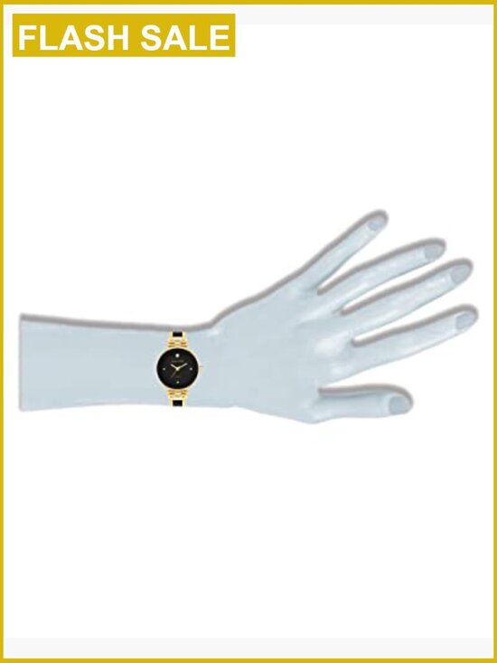Genuine Diamond Dial Bangle Watch, Stainless Steel, Quartz Movement, Water main image 4